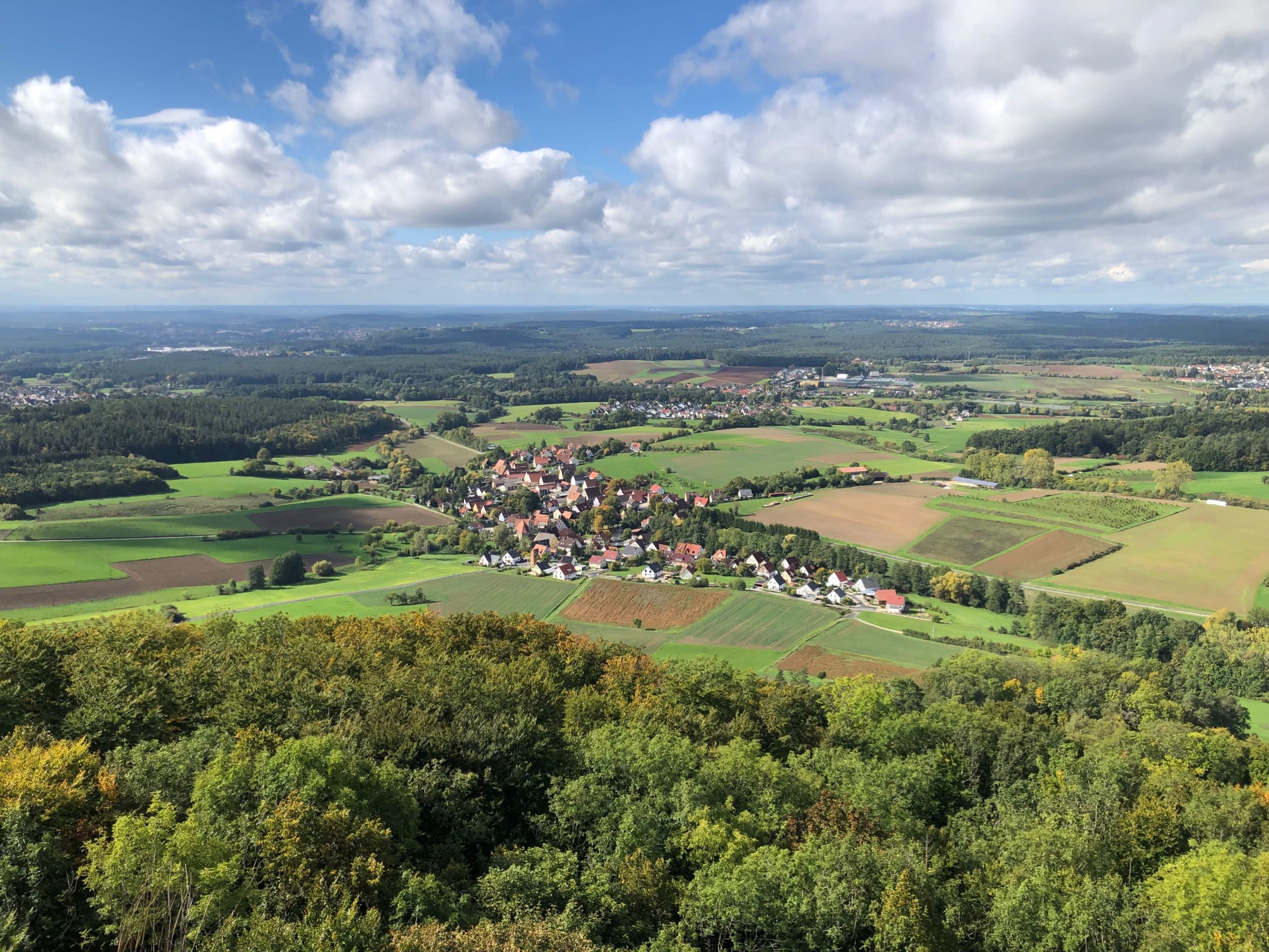 Blick vom Gipfel des Glatzensteins.