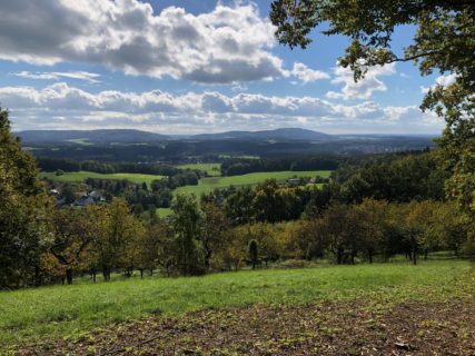 ... war das Wetter beim Abstieg wunderschön.